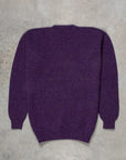 Laurence J. Smith Super Soft Seamless Crew Neck Pullover Royal Violet
