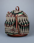 RRL New Riley backpack plaid grey black red green brown