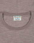 William Lockie x Frans Boone 30 gauge Loro Piana Merino's Crew Neck Oatmeal