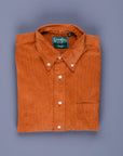 Gitman Vintage cord shirt Tabac