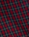 Gitman Vintage x Frans Boone Japanese woven vintage check poplin Red Olive