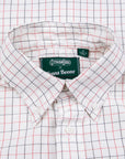 Gitman Vintage x Frans Boone Japanese woven twill tattersal red black