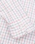 Gitman Vintage x Frans Boone Japanese woven twill tattersal red black