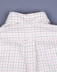 Gitman Vintage x Frans Boone Japanese woven twill tattersal red black