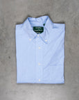 Gitman Vintage x Frans Boone Japanese woven poplin blue