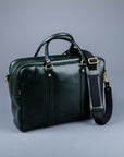 Croots Bridle Leather Traveller Racing Green Bag