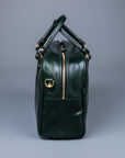 Croots Bridle Leather Traveller Racing Green Bag