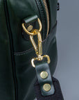 Croots Bridle Leather Traveller Racing Green Bag