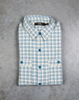 RRL Alaska Sport Shirt RL-598 Cream Blue