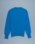 William Lockie Oxton Cashmere Crew Neck Airforce