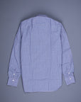Finamore Gaeta Fit Collo Sergio Piccolo Quadretto Blu Rosso