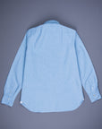 Finamore Gaeta Fit Collo Sergio Chambray Blu Chiaro