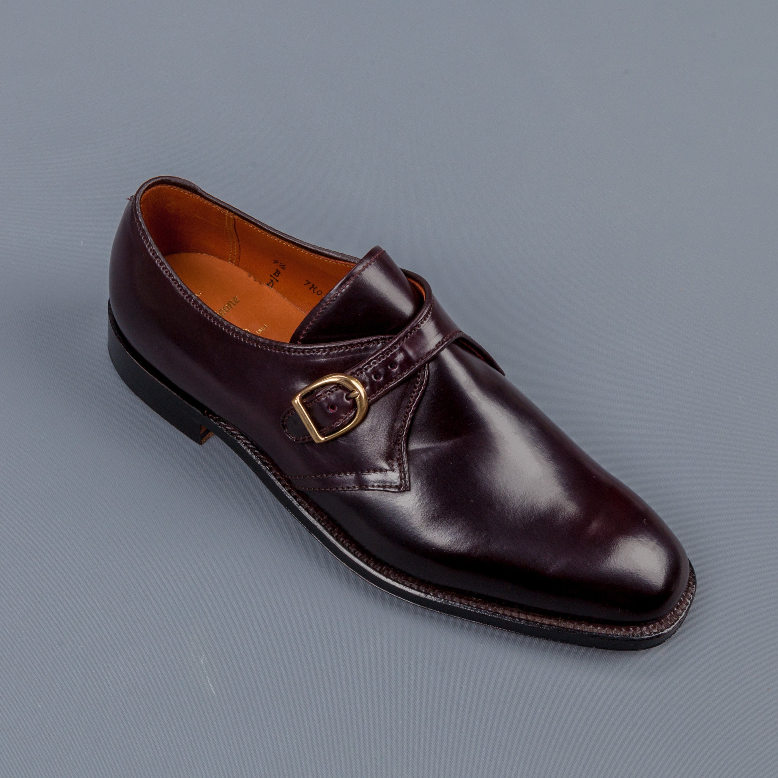 靴 60s CHURCH'S Canon Monk Strap shoes Alden Plaza last single monkstrap #8 Cordovan – Frans Boone Store