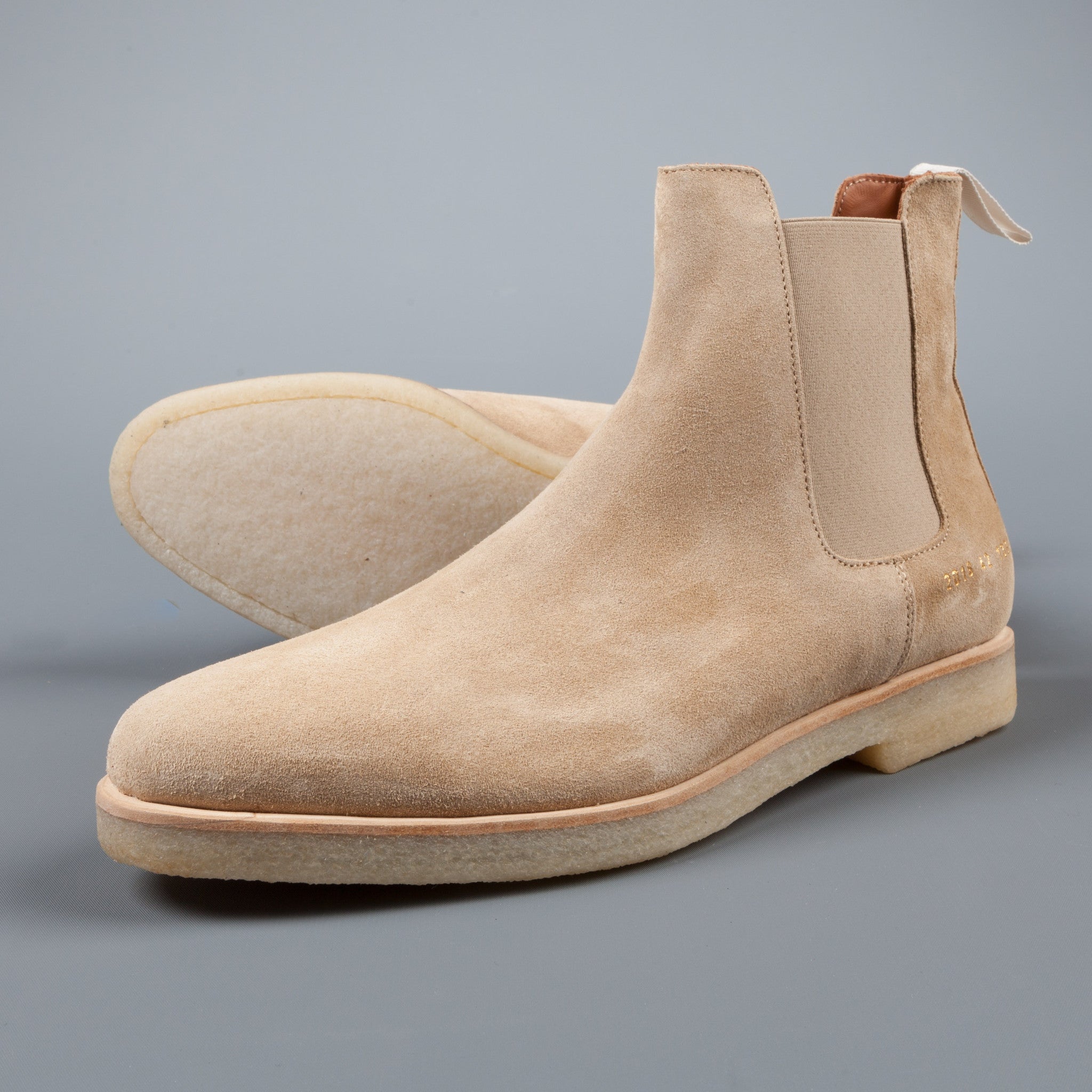 Common Projects Chelsea Boot in Tan Suede