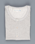 Merz B. Schwanen 206 button facing shirt 1/1 sleeve grey melange