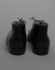 Alden x Frans Boone 6 eyes chukka in black cordovan
