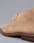 Alden chukka in unlined dark tan suede