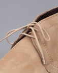 Alden chukka in unlined dark tan suede