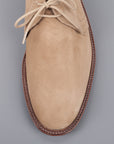 Alden chukka in unlined dark tan suede