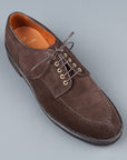 Alden dover pattern dark brown suede NST blutcher