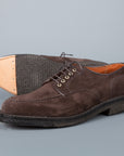 Alden dover pattern dark brown suede NST blutcher