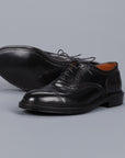 Alden black cordovan straight "strait" tip