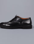 Alden black cordovan straight "strait" tip