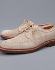 Alden Milkshake suede longwing blucher