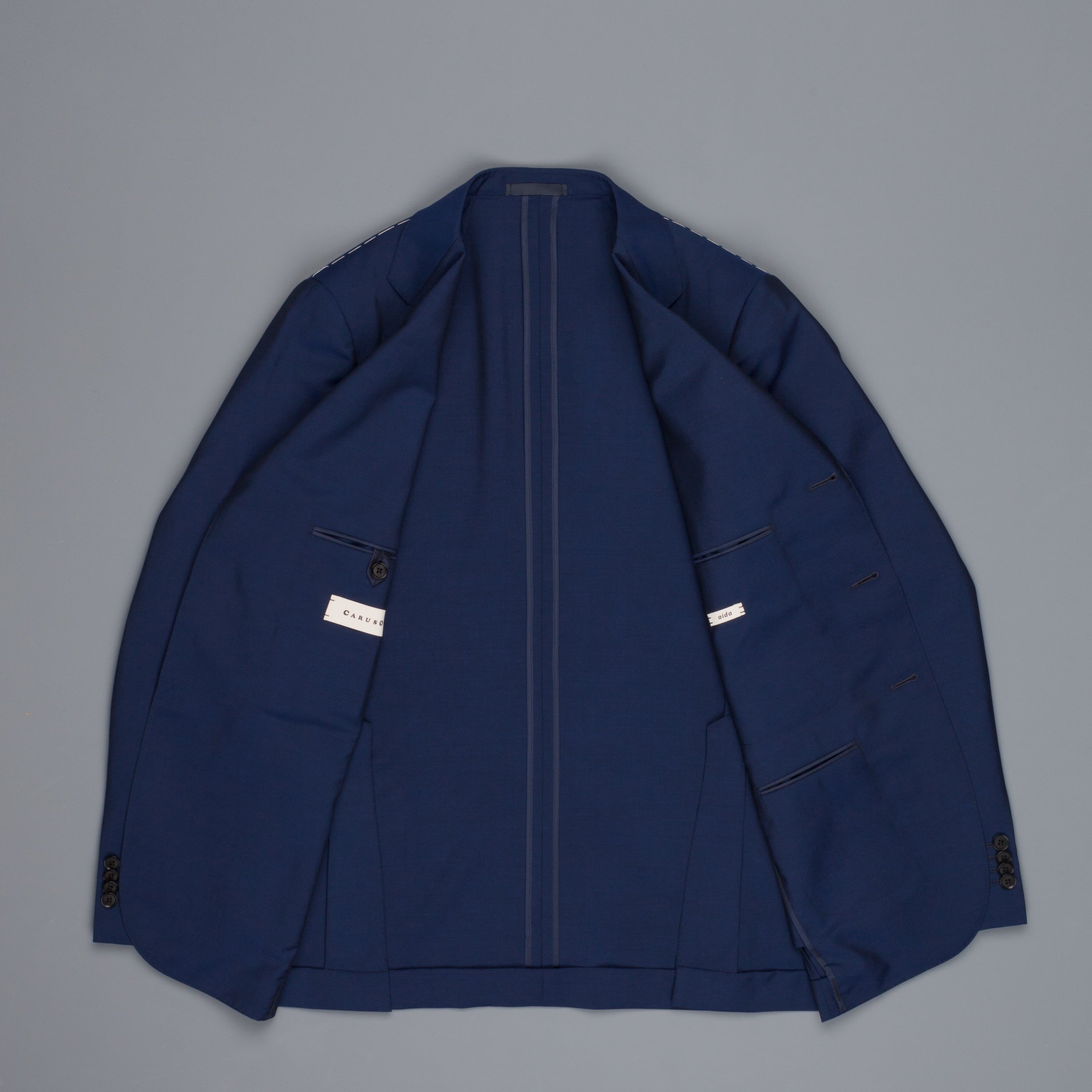 Caruso Wool Mohair Carmen Suit blu – Frans Boone Store