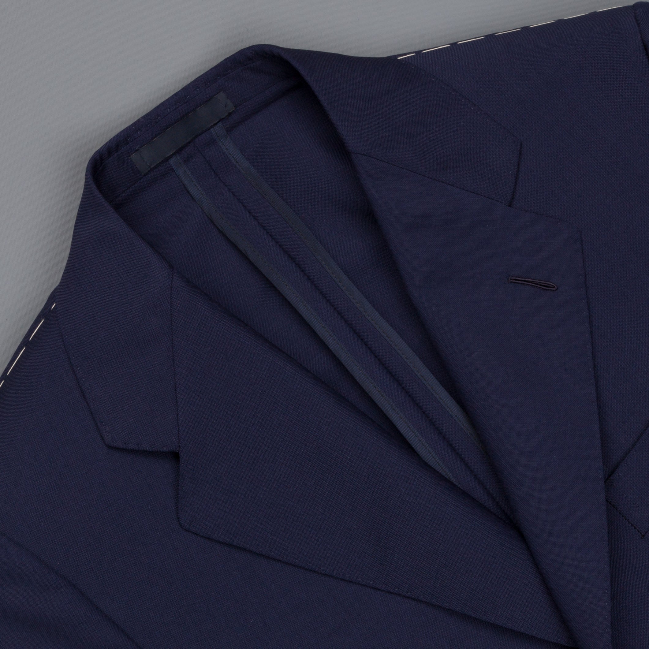 <極美品>CARUSO aida 最新ロゴ ネイビー ウール スーツ サイズ48 Caruso - Blue wool and cashmere double-breasted aida coat