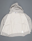 Comme des Garçons PLAY Zip hooded sweatshirt grey