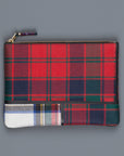 Comme des Garçons Wallet envelop Tartan Red