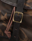 Croots Drawstring rucksack Waxed Camouflage