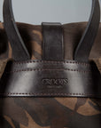 Croots Drawstring rucksack Waxed Camouflage