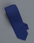 Drakes Cashmere tie, untipped Royal Blue