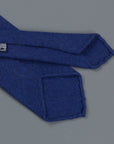 Drakes Cashmere tie, untipped Royal Blue