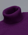 Drumohr Cashmere Dolcevita Turtleneck Dark Violet
