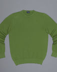 Drumohr Cotton Crew Neck Olive