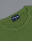 Drumohr Cotton Crew Neck Olive