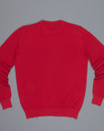 Drumohr Cotton Crew Neck Rosso