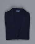Drumohr Cotton Cardigan Blue Notte