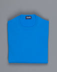 Drumohr Tabor Cashmere Crew Neck Blue