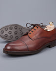 Edward Green Dundee Veldtschoen construction in Rosewood Country calf grain leather last 58