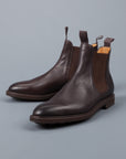 Edward Green Newmarket dark brown Utah on Ridgeway sole