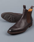 Edward Green Newmarket dark brown Utah on Ridgeway sole