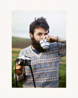 The Real McCoy's Fair Isle Sweater Gray