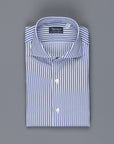 Finamore Milano collo Eduardo Bengal Stripe shirt blue