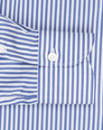 Finamore Milano collo Eduardo Bengal Stripe shirt blue