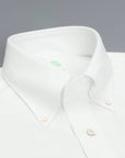 Finamore Toronto jersey piquet shirt white