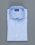 Finamore Milano Shirt Soft Collar Eduardo Blue